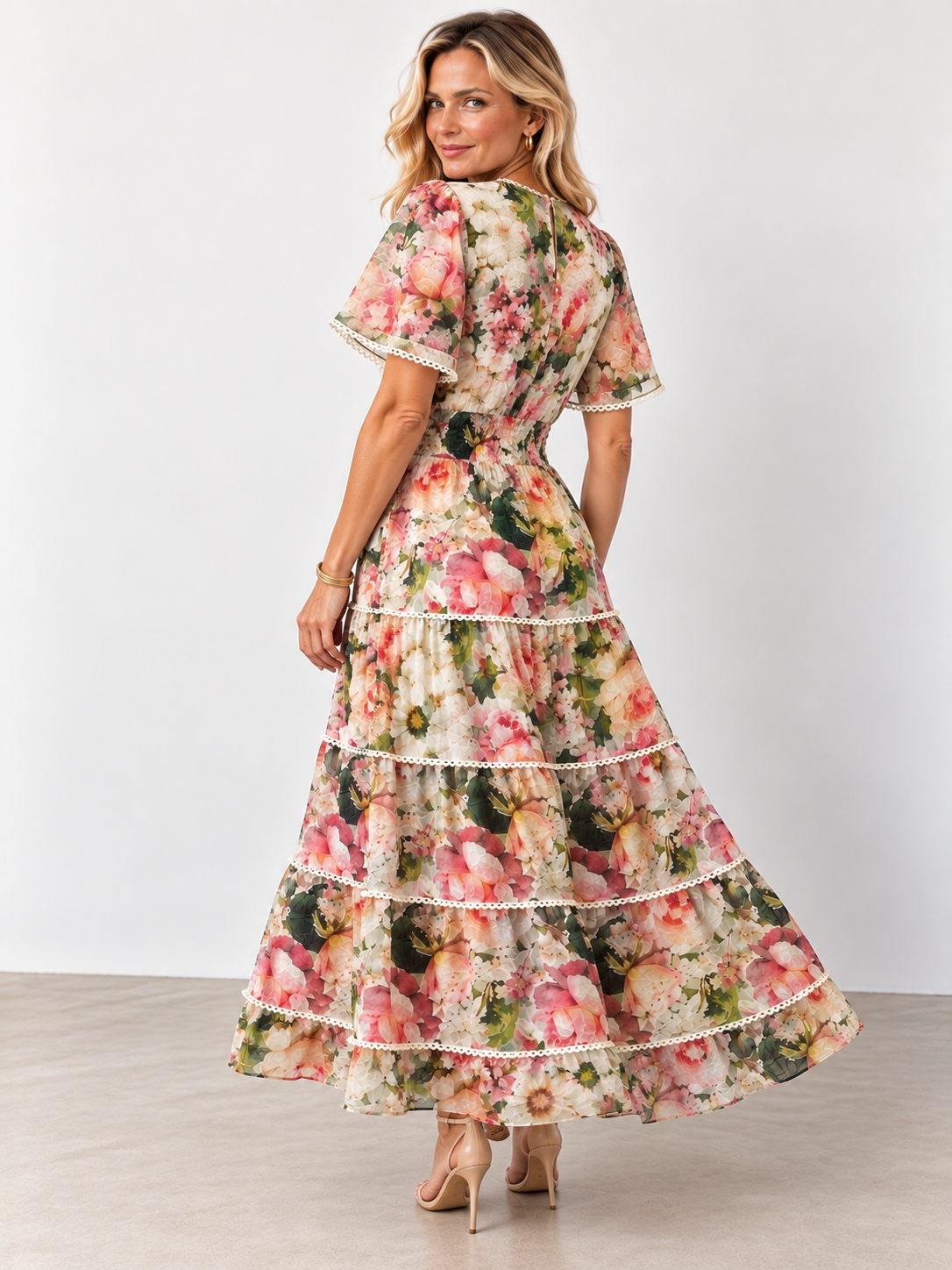 Majorelle Dress | Multi Floral