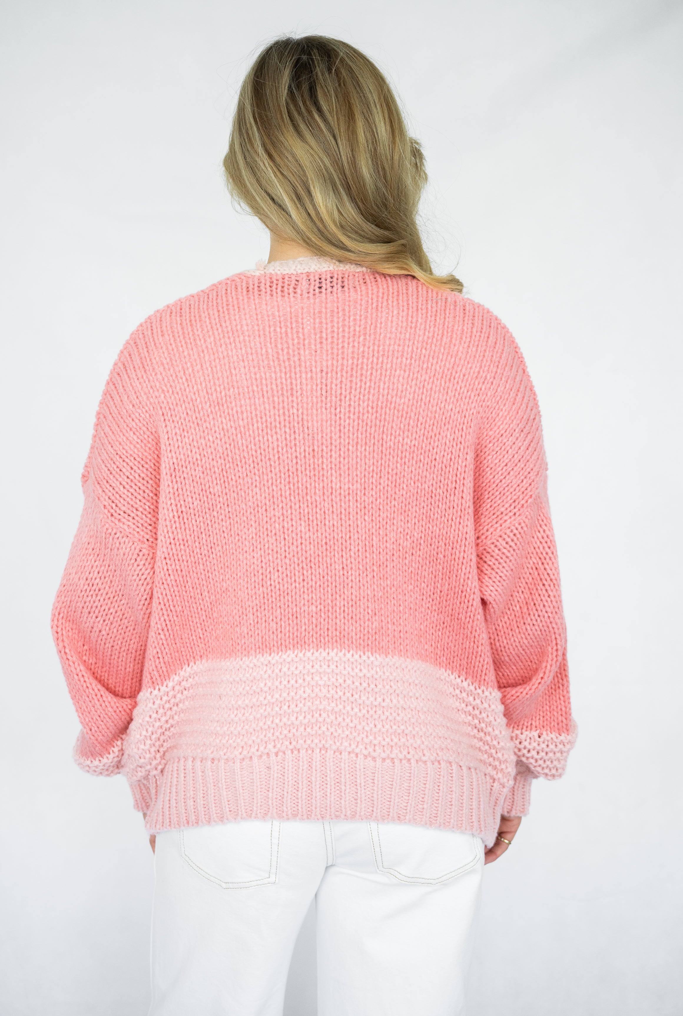Sage Cardigan  | Pink