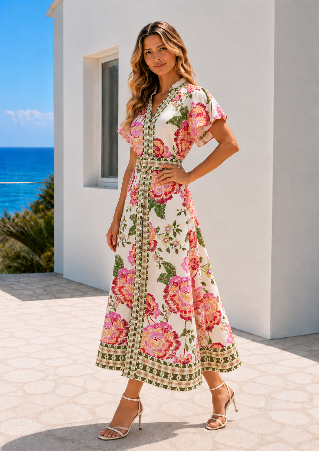 Maisie Dress | Multi Floral
