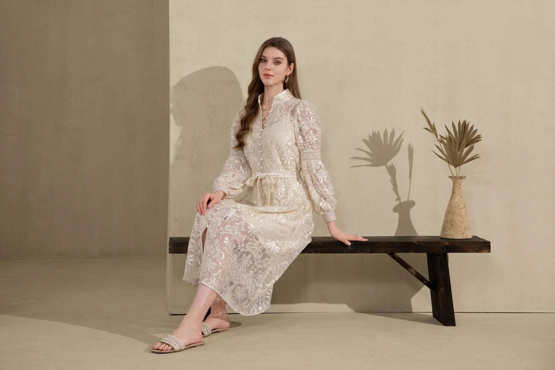 GDS Yvette Dress | Champagne