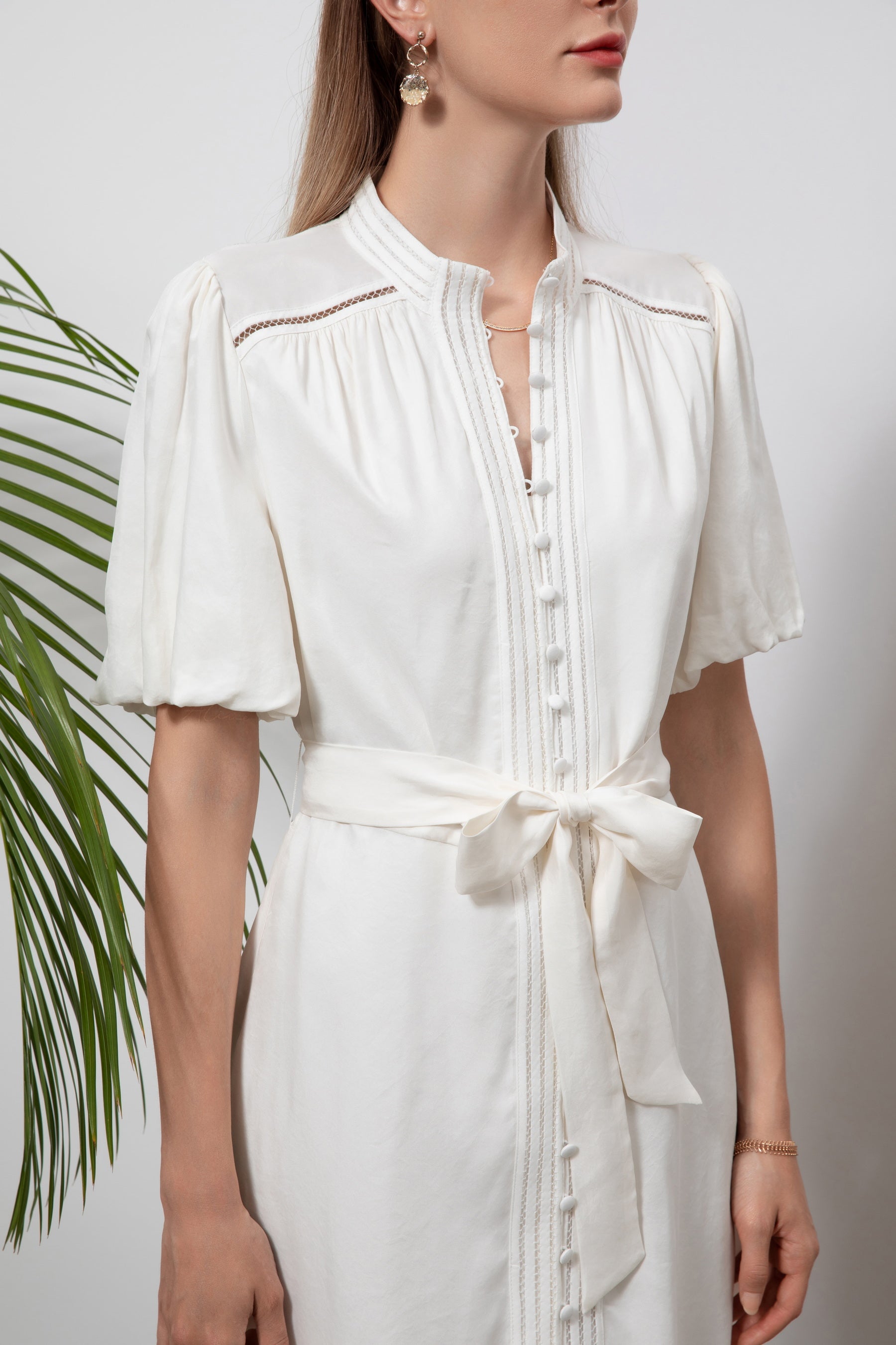 GDS Lucile Short Dress | White DRESSES BRUNCH CASUAL Catch GDS HOLIDAY L M S SALE shorts SPRING-SUMMER WHITE XL XS